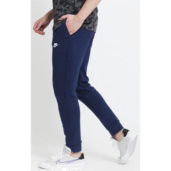 Nike Blue NSW Men’s Modern Fleece Cuffed Jogger Sweatpants Medium M CU4457-410 - Picture 3 of 8